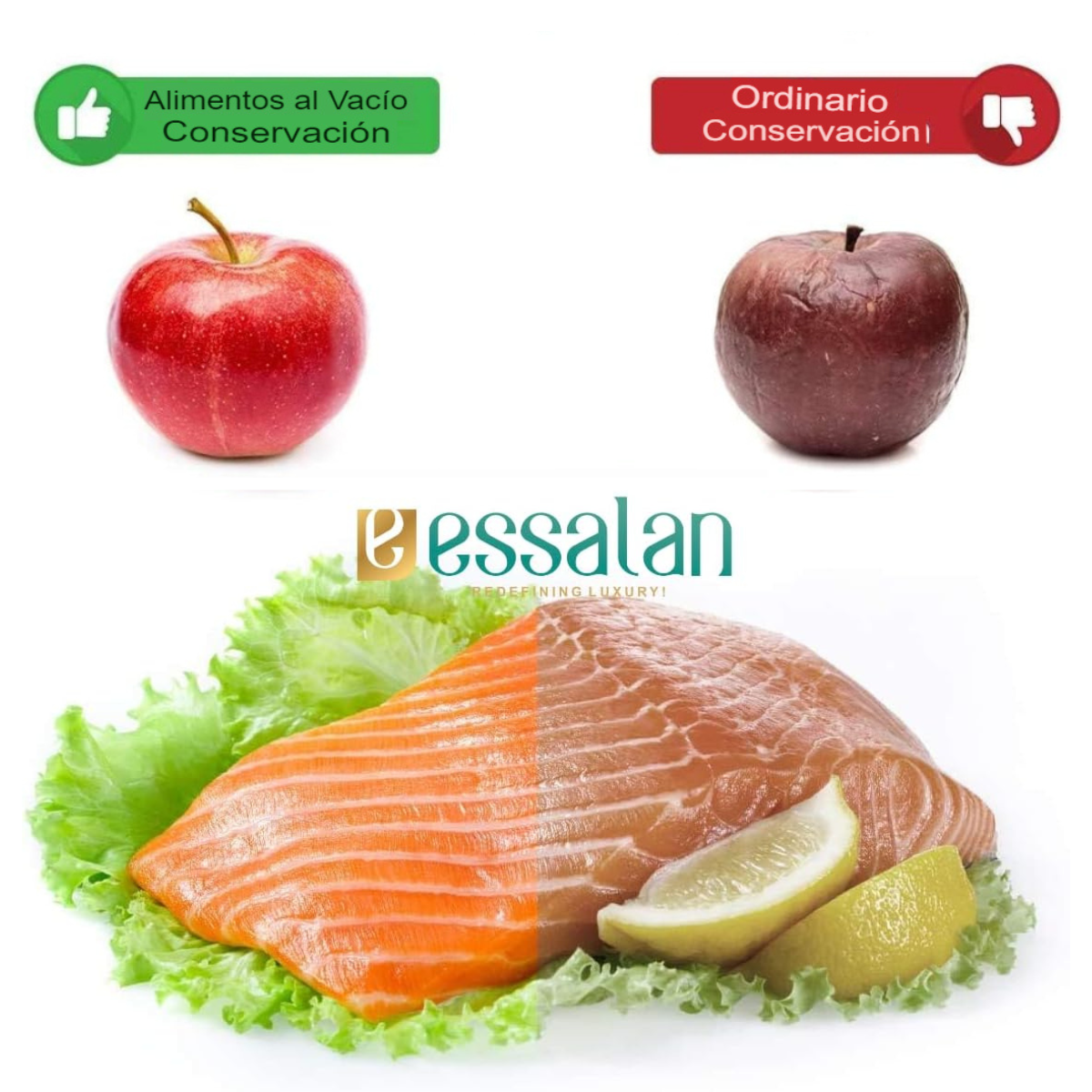 Bolsas de Vacío Alimentos 20x30cm 100 ud