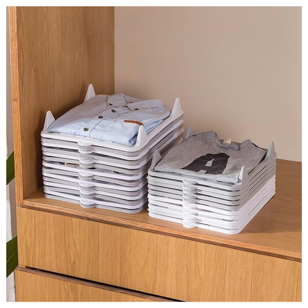 8 Organizadores Armario Tablas 33x25 cm