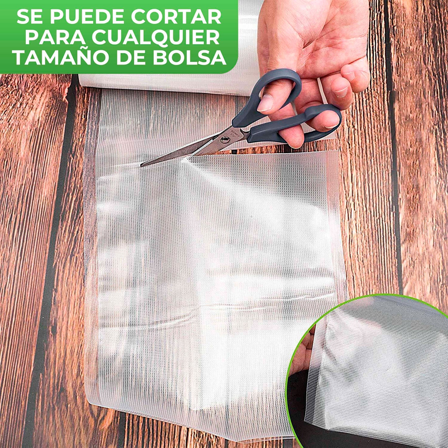 Rollo Bolsas Sellado Al Vacío Sellador