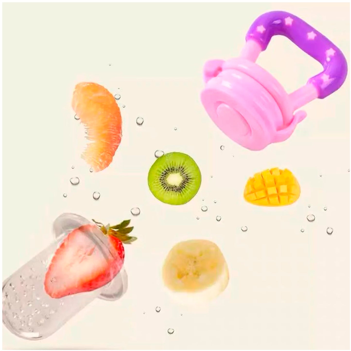 Chupete De Silicona Para Frutas Bebés
